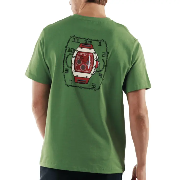 ALLARD MILITARY GREEN | Oversized Cotton T-Shirt WATCH LIMITED R
