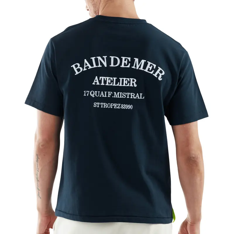 ALLARD NAVY BLUE | Oversized Cotton T-Shirt ATELIER