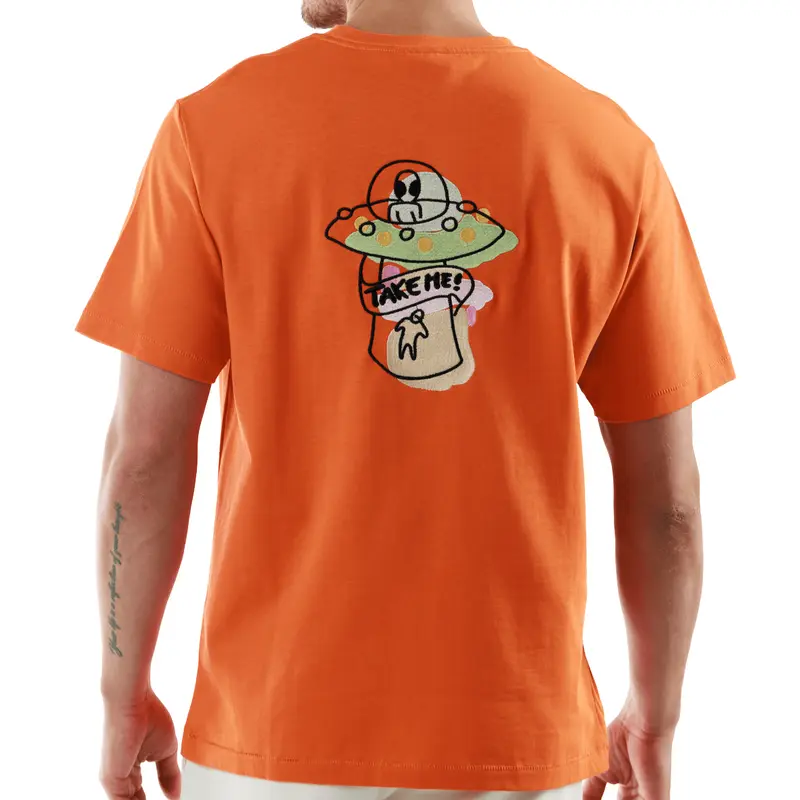 ALLARD ORANGE | Oversized Cotton T-Shirt THE TRIP