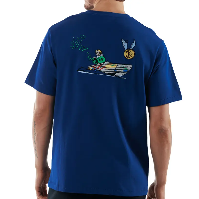 ALLARD ROYAL BLUE | Oversized Cotton T-Shirt RICH DOLLAR YACHT