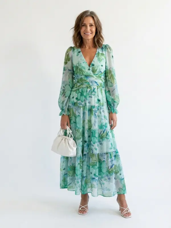 Althea - Robe Maxi Fleurie Aérée