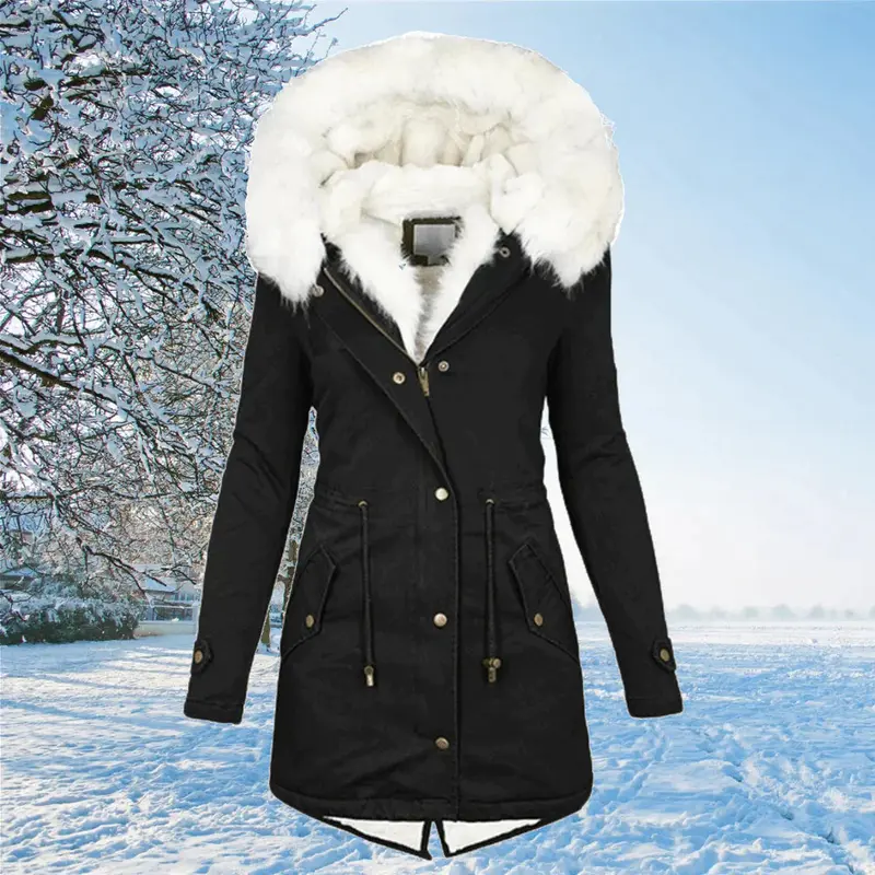 Amara - Manteau femme élégant polyvalent avec col