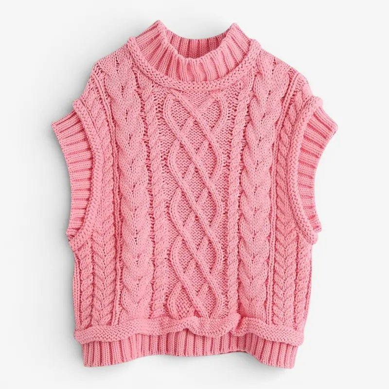 Amaya – Gilet sans manches en maille avec bretelles