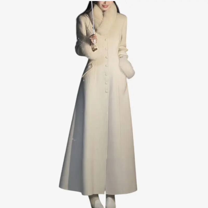 Amelia – Manteau à manches longues avec boutons et poches design
