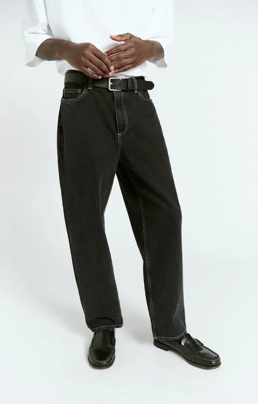 American Vintage JEAN DROIT HOMME YOPDAY BLACK VINTAGE