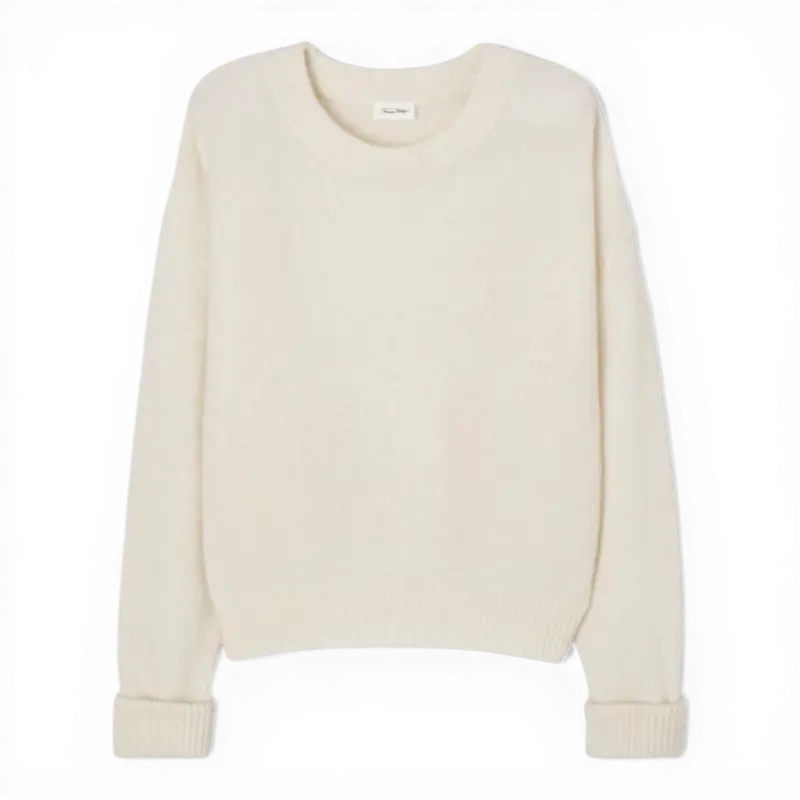 American Vintage PULL FEMME VITOW BLANC