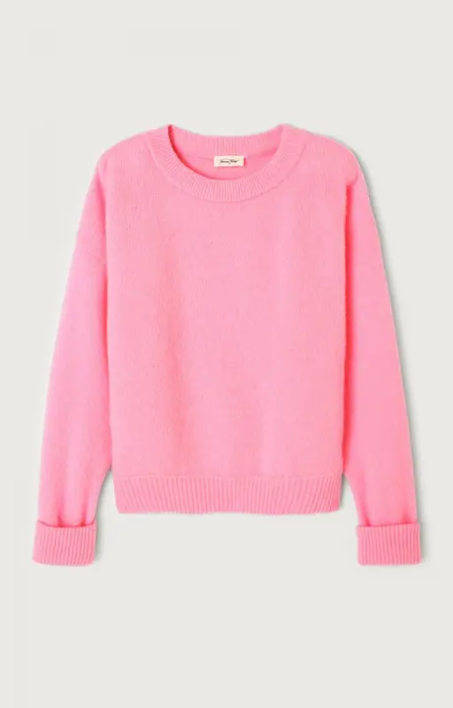 American Vintage PULL FEMME VITOW ROSE CHINE