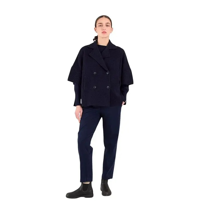 Anneclaire gilet femme bleu marine D1890 1200 761