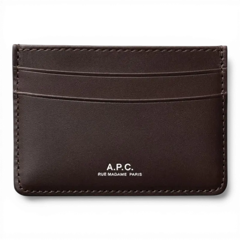 APC ANDRE PORTE CARTES MARRON FONCE