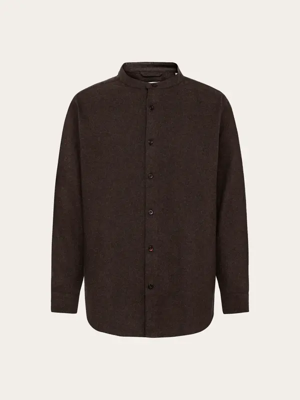 Arch regular flannel shirt - Chocolate Torte