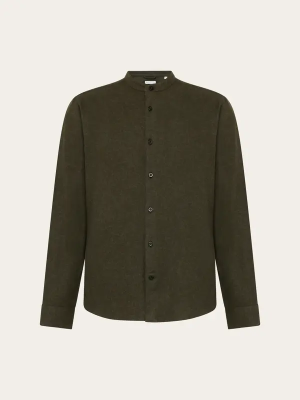 Arch regular flannel shirt - Forest Night