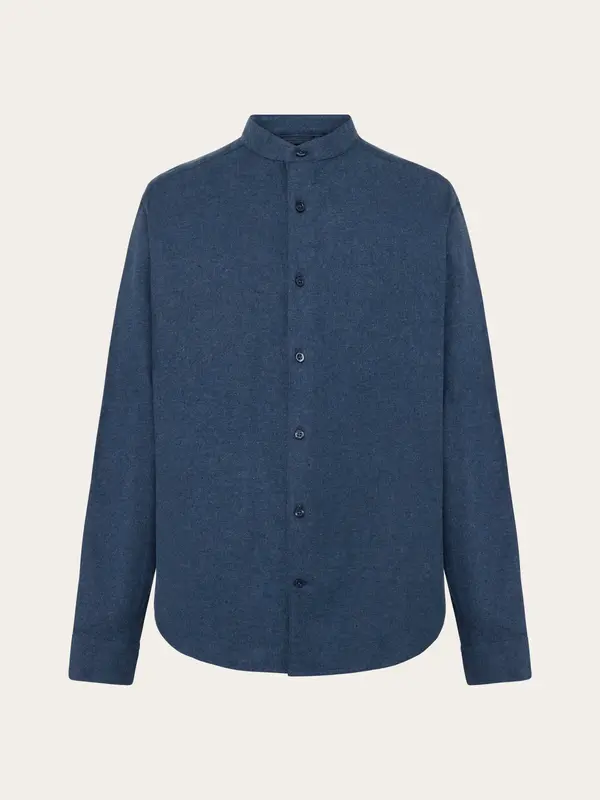 Arch regular flannel shirt - Vintage Indigo