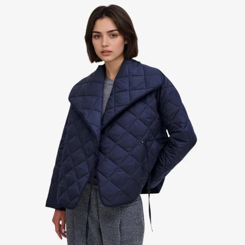 Areeba – Veste ouverte à manches longues et col repliable
