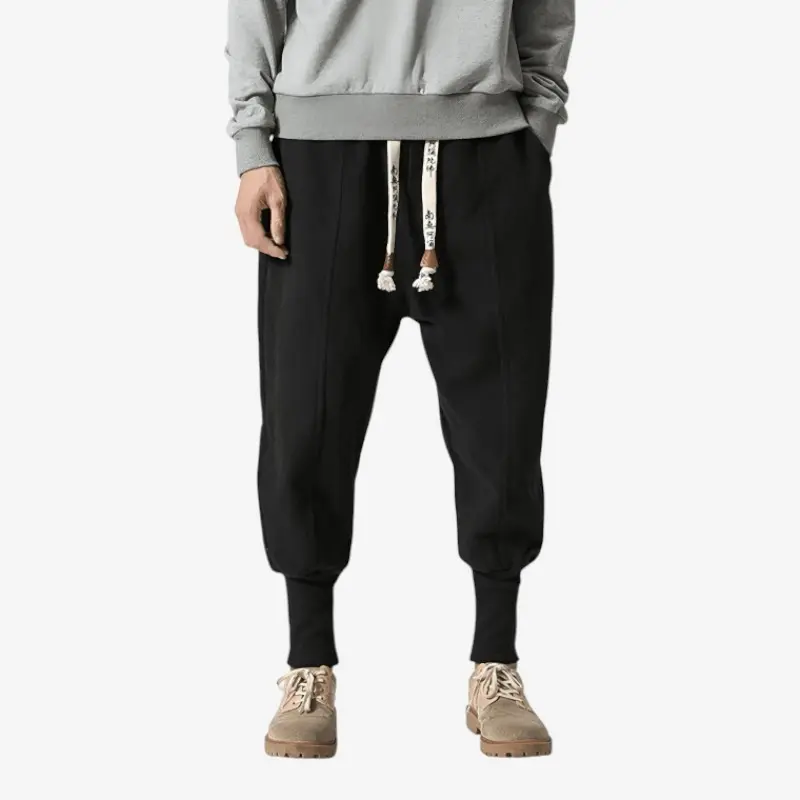 Arelon – Pantalon long à jambes larges avec cordon de serrage et poches