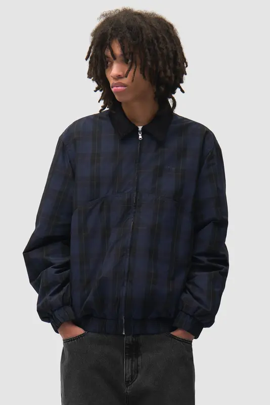 Arte Antwerp ARC PLAID JACKET Black