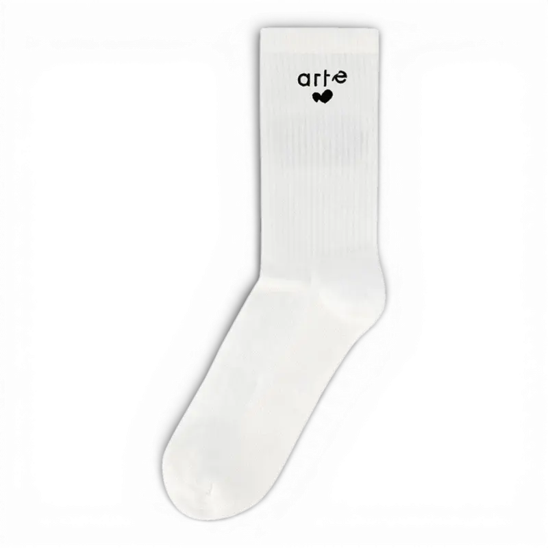 Arte Antwerp HEART LOGO SOCKS White