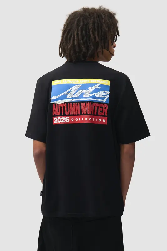 Arte Antwerp MURAL S/S TEE Black