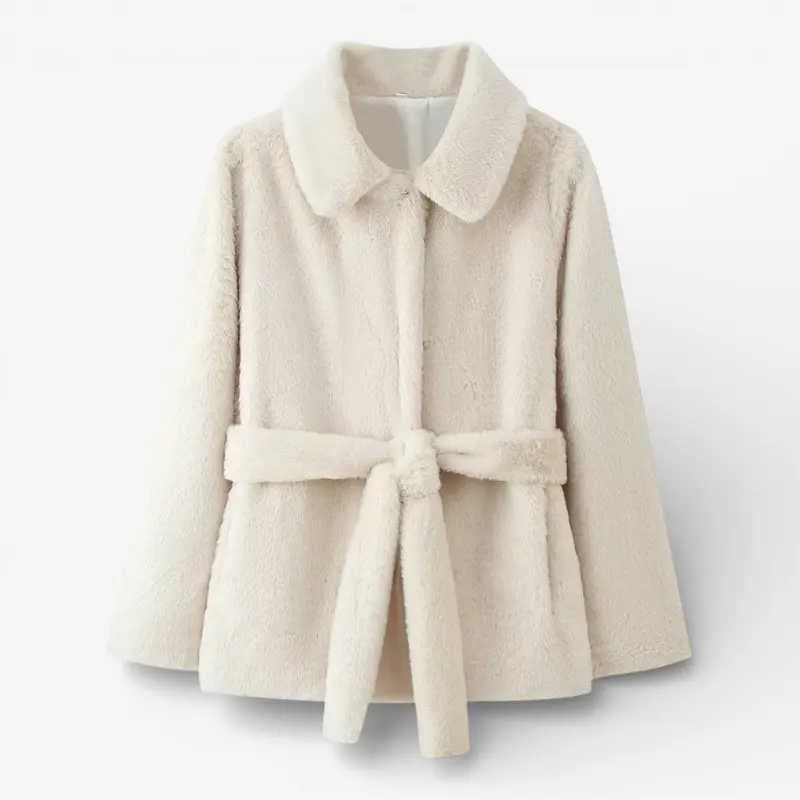 Arvina – Gilet ample à manches longues et col rabattu