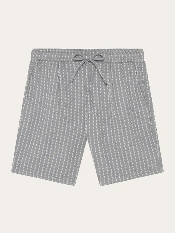 Ash comfort structure shorts - Grey stripe