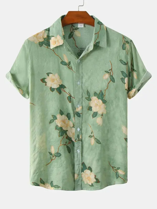 Ashwin - Chemise boutonnée imprimé floral
