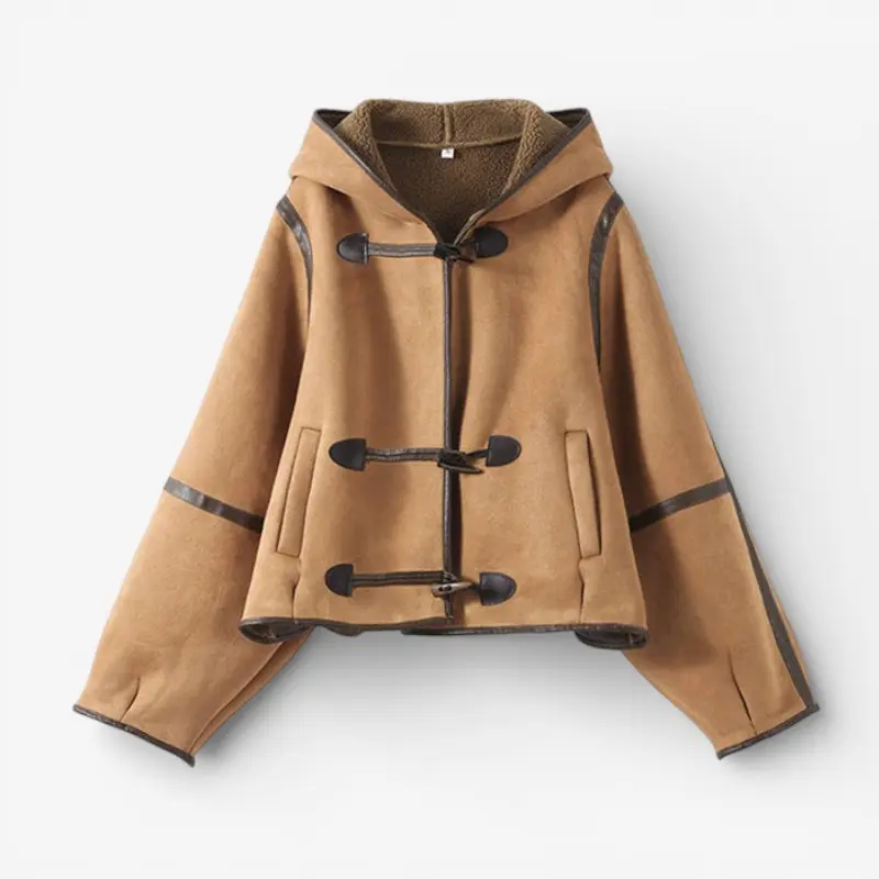 Aurora – Manteau à manches longues avec capuche et poches