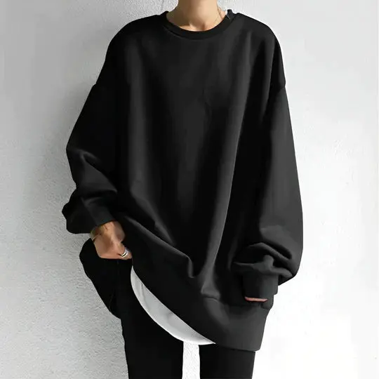Ava - Pull oversize à manches longues