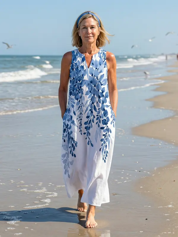 Azura - Robe Maxi Décontractée