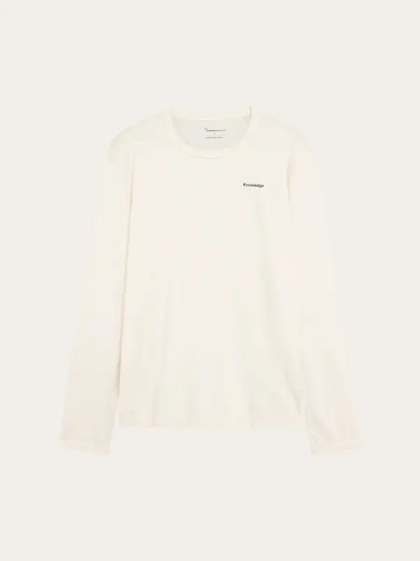 Badge long sleeve - Egret