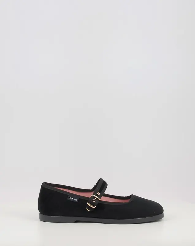 Bailarinas VICTORIA GONG-FU TERCIOPELO 1080111 negro
