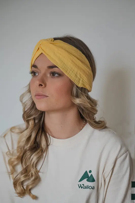 Bandeau Aïnoa jaune vif
