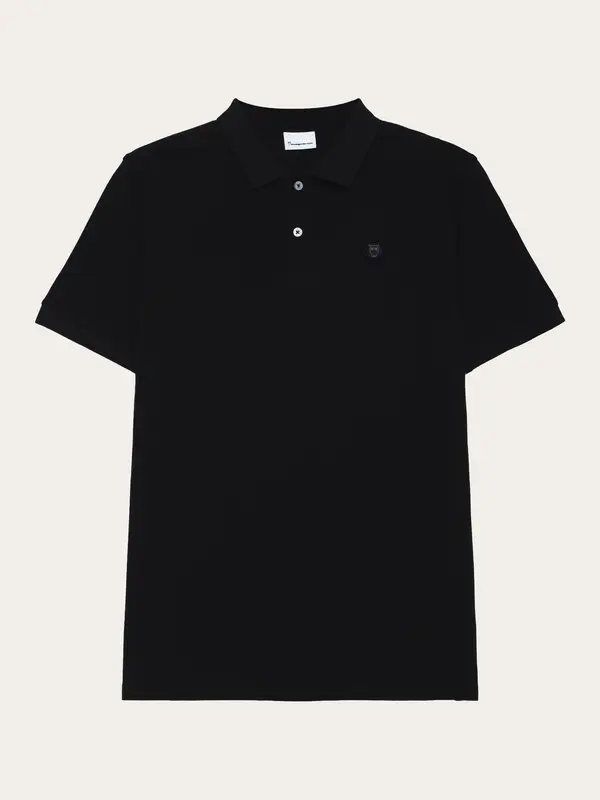 Basic badge polo - Black Jet