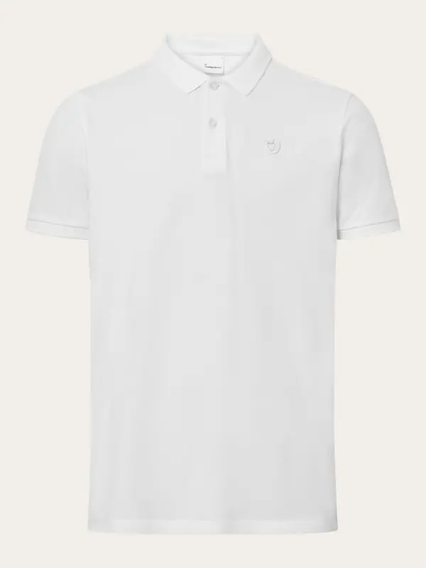 Basic badge polo - Bright White