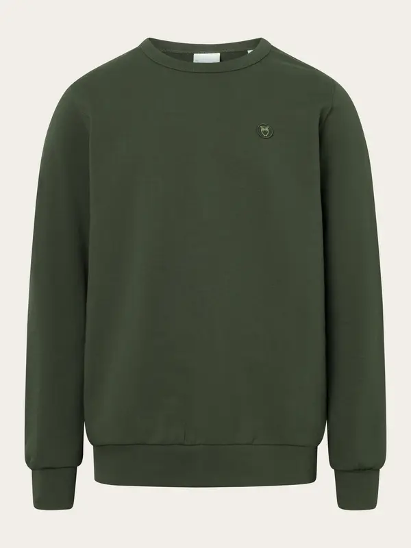 Basic badge sweat - Forest Night