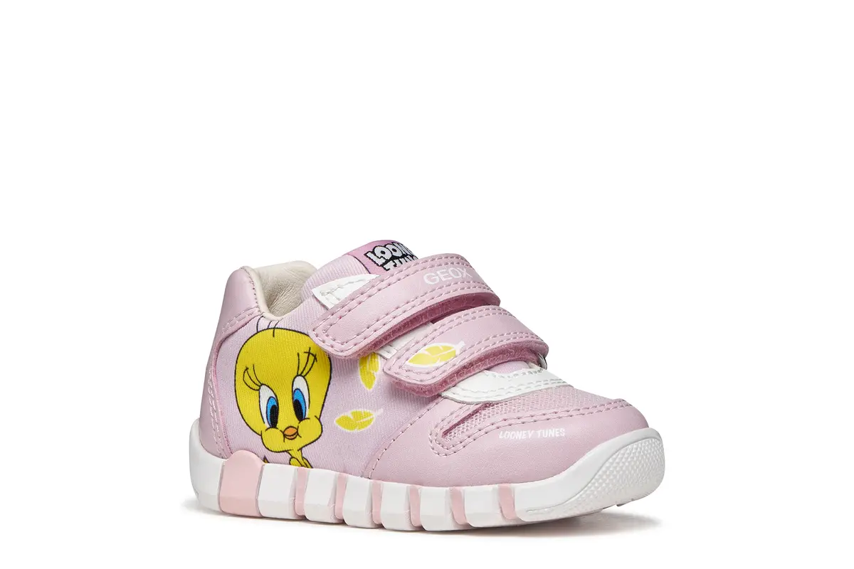 Basket GEOX Fille B6558B rose