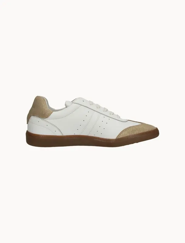 Baskets Blanc et Beige - Pointure 37