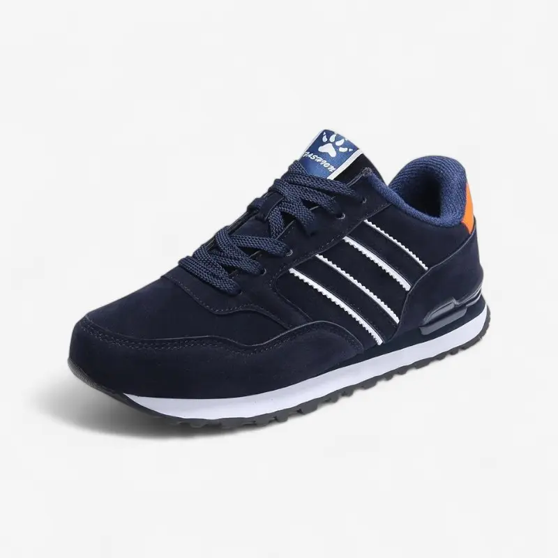 Baskets homme bout rond à lacets