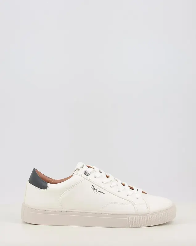 Baskets PEPE JEANS JOE BASIC PMS00048 blanc