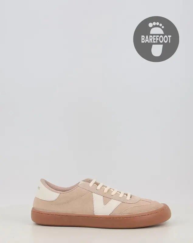 Baskets VICTORIA OLMO BAREFOOT EFECTO PIEL & SERRAJE 1186103 sable