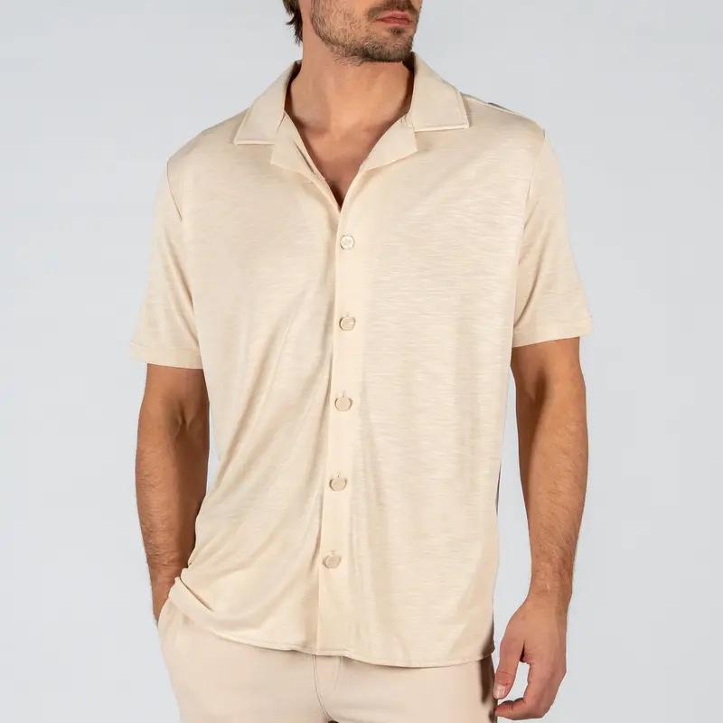 BDM VEIL WOOD SHORT SLEEVE | SAND