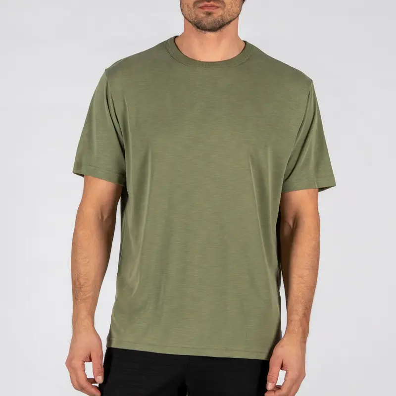 BDM VEIL WOOD T-SHIRT | MILITARY GREEN