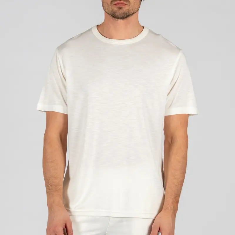BDM VEIL WOOD T-SHIRT | WHITE
