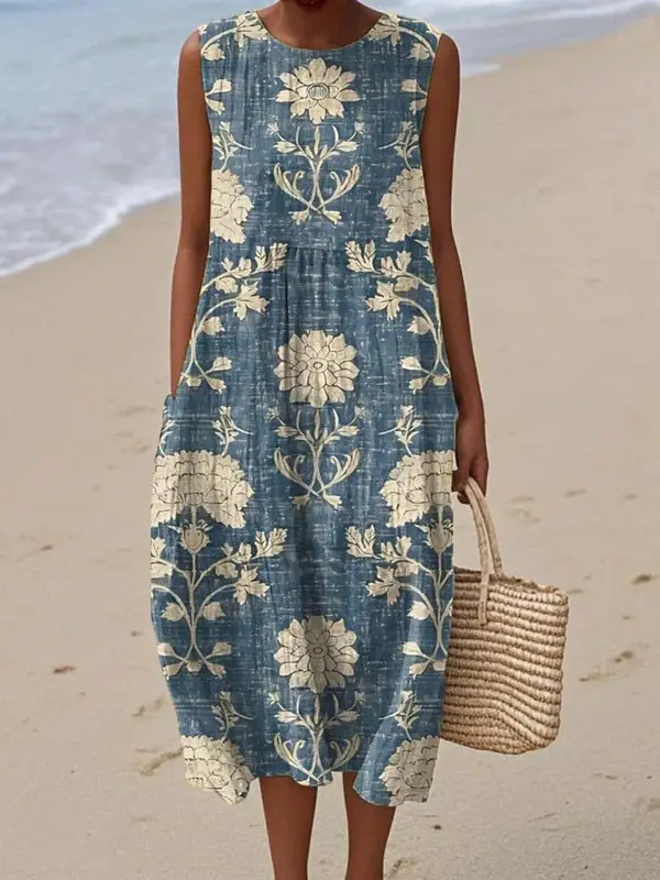 Belle - Robe Midi Bohème Élégante