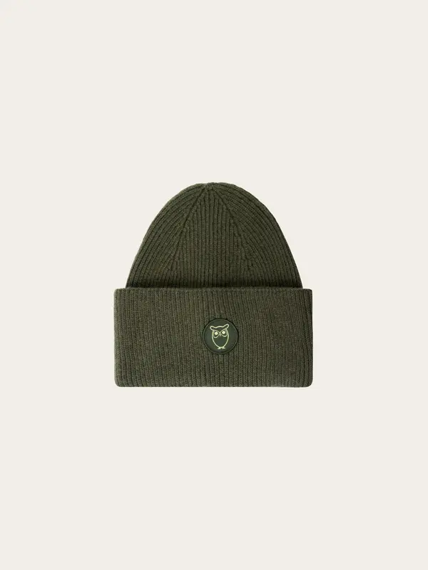 Big rib beanie - Forest Night