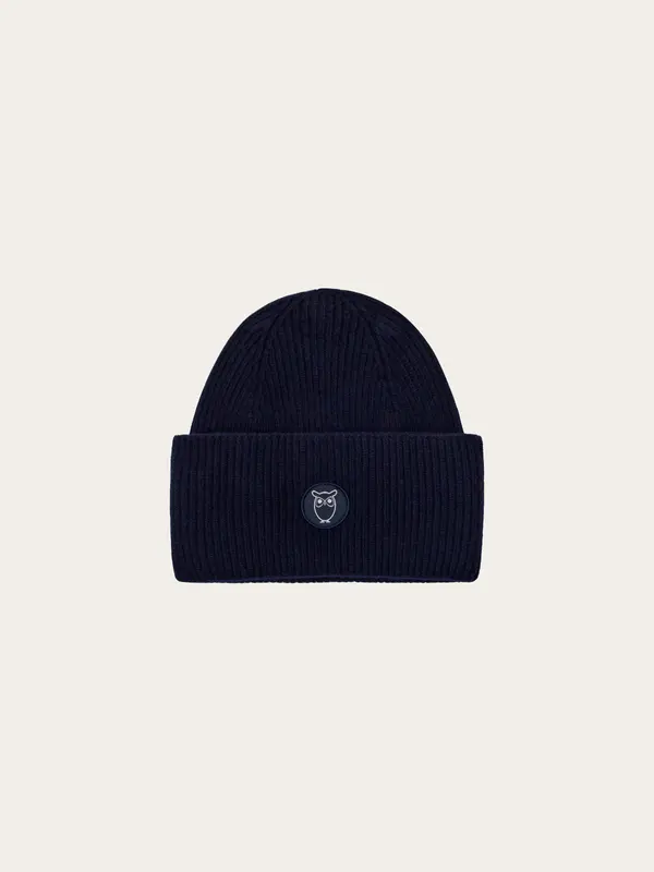 Big rib beanie - Total Eclipse