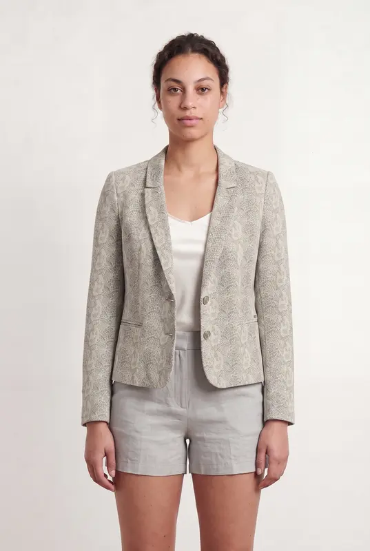 Blazer Beige et Gris - Taille XL/42