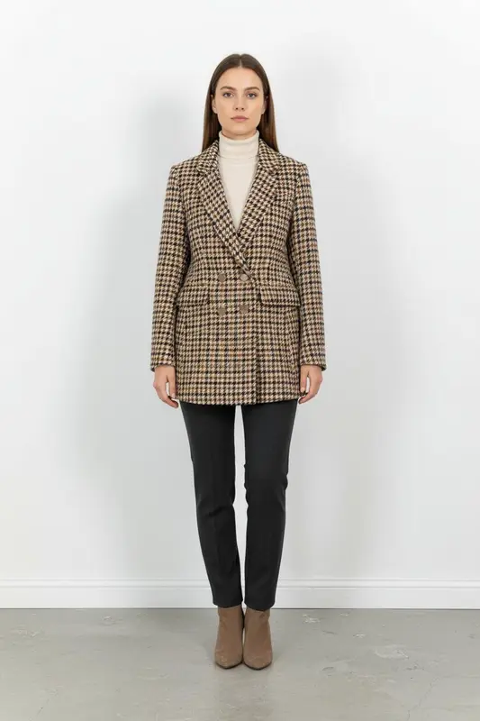Blazer Beige et Noir - Taille M/38