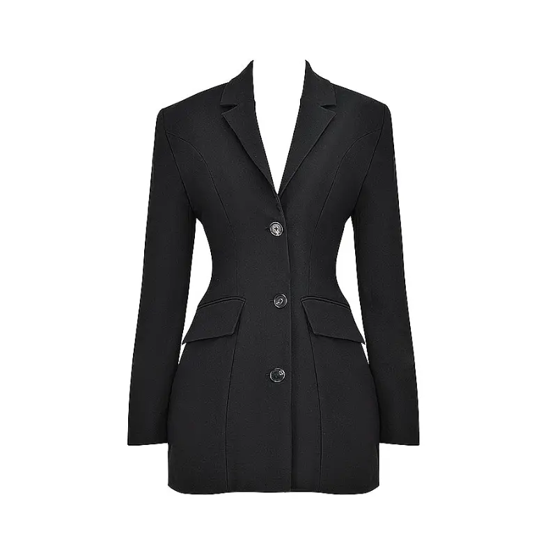 Blazer femme classique manches longues