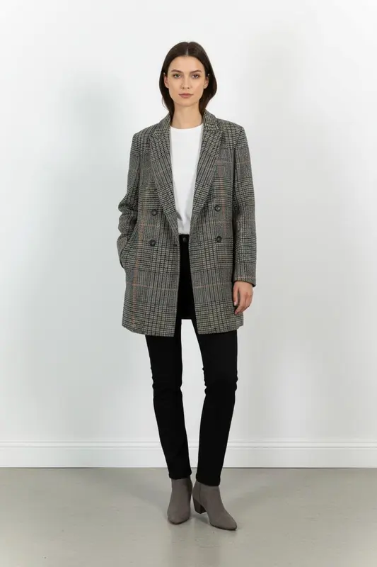 Blazer Gris et Marron - Taille M/38