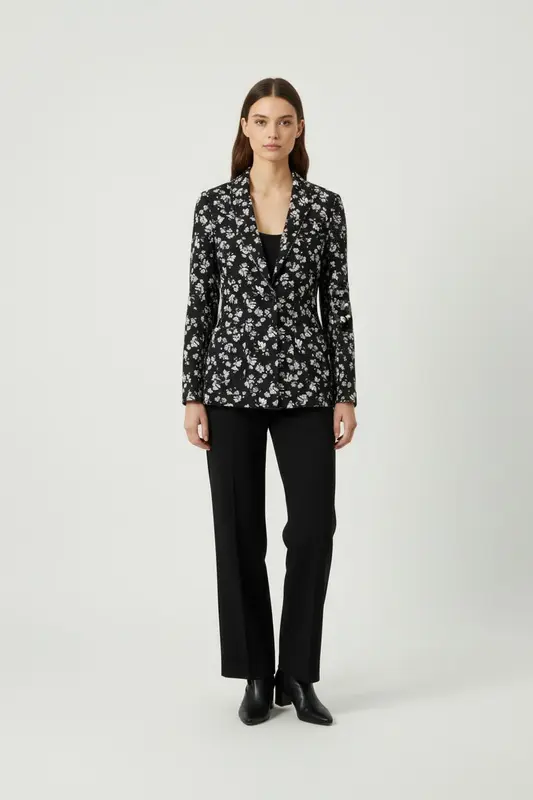Blazer Noir et Blanc - Taille M/38