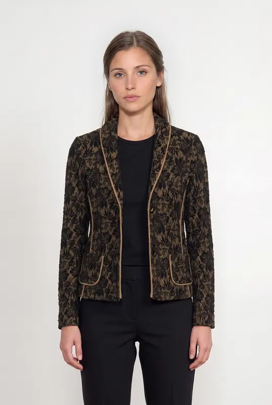 Blazer Noir et Marron - Taille M/38